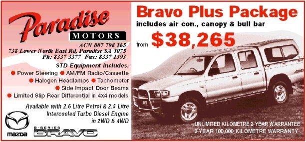 Paradise Motors Bravo Plus Package